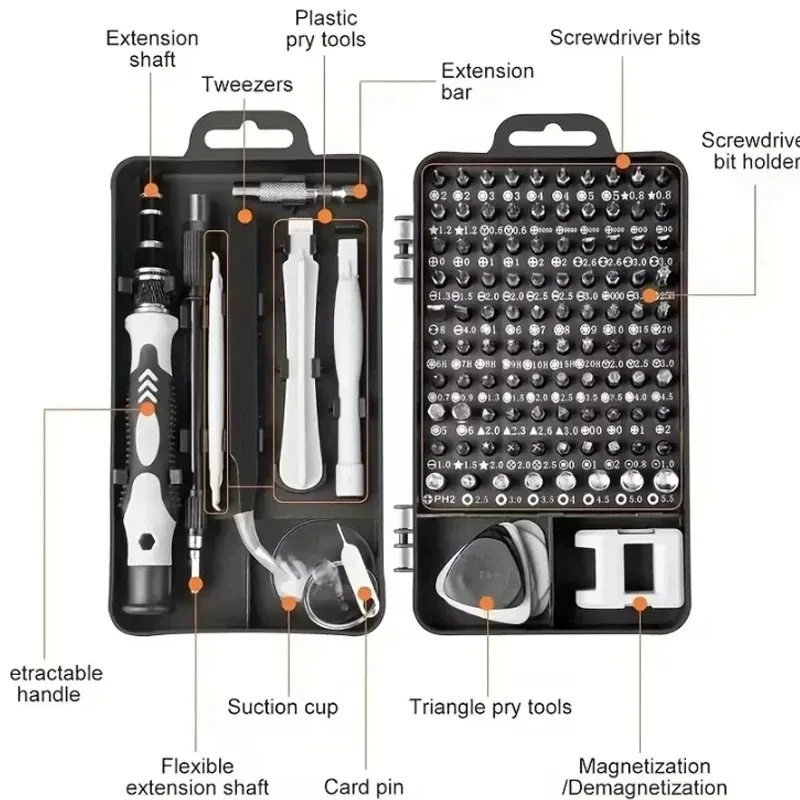 115 in 1 Professional Precisio - Micro Screwdriver Kit review and price