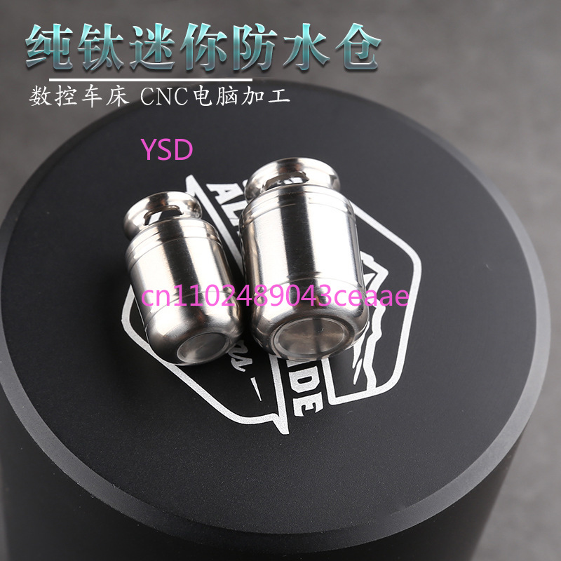 Mini Titanium Waterproof Pill  - Edc Pill Carry review and price