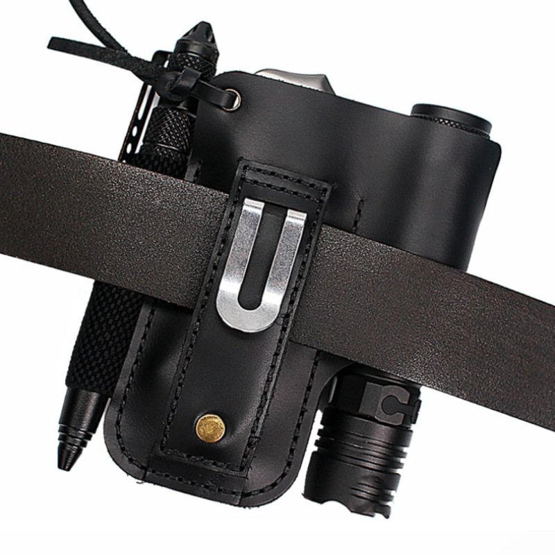 EDC Leather Flashlight Tool Ho - Edc Carry Knife review and price