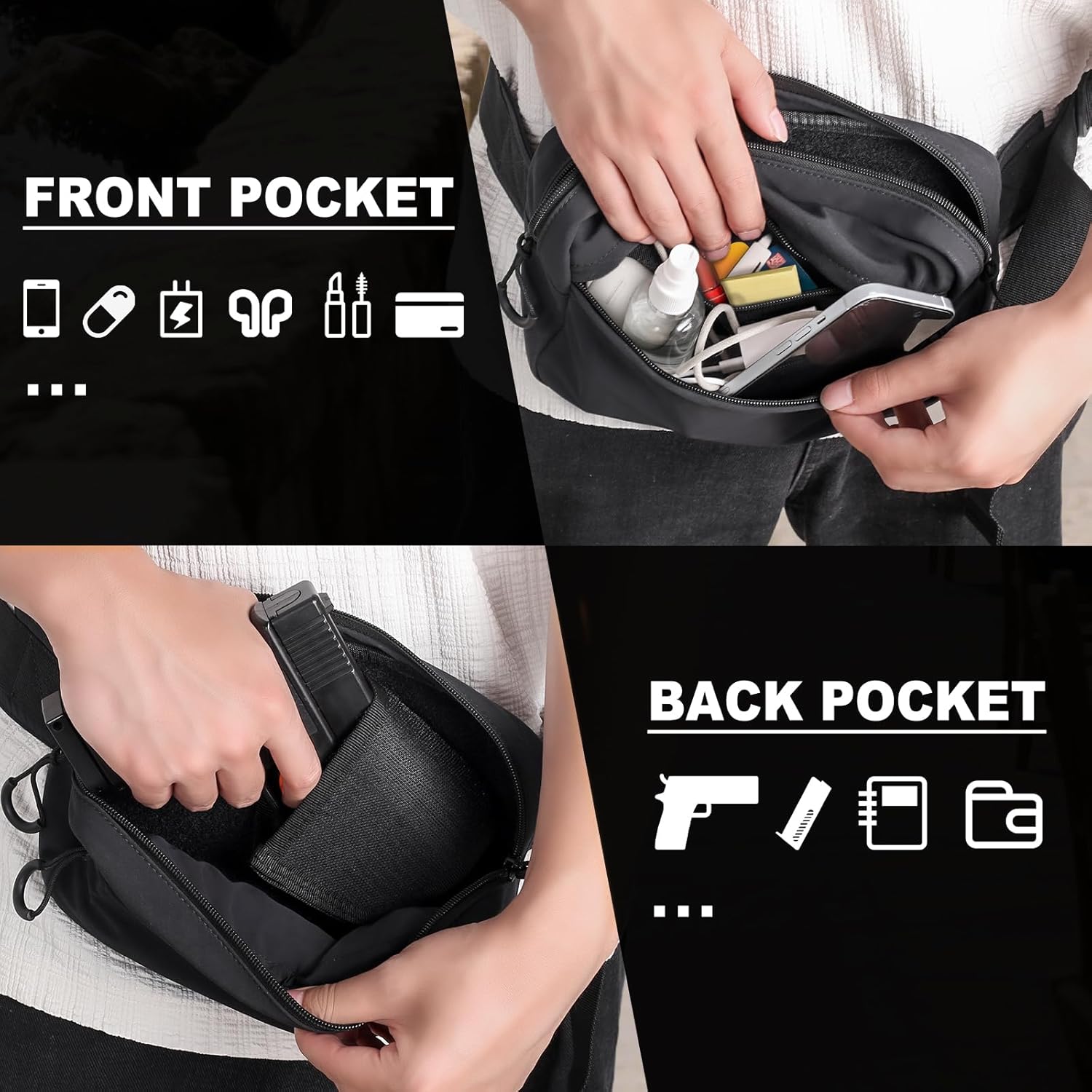 Tactical Fanny Pack with Holst - Edc Pistol Carry Bag review and price